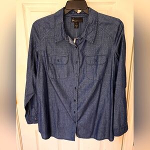 NWT- LS Denim Shirt